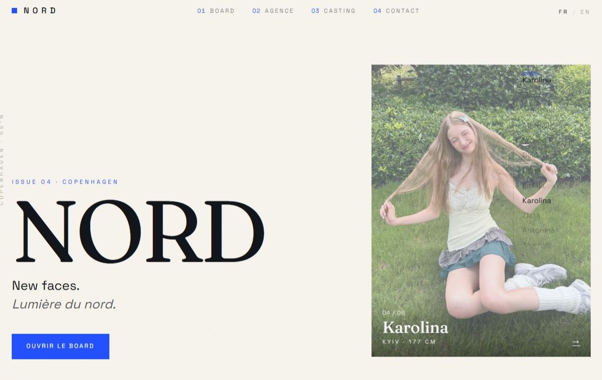 Nord template preview
